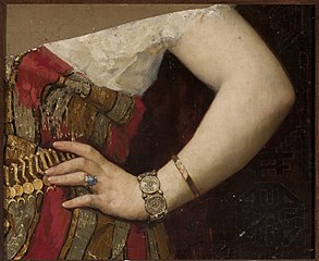 Une main (Détail de portrait de Matylda Godebska).