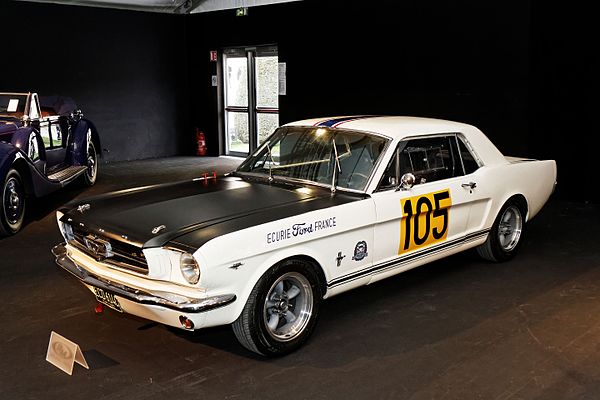 Ford Mustang GT350 of the 1965 Ford France team.