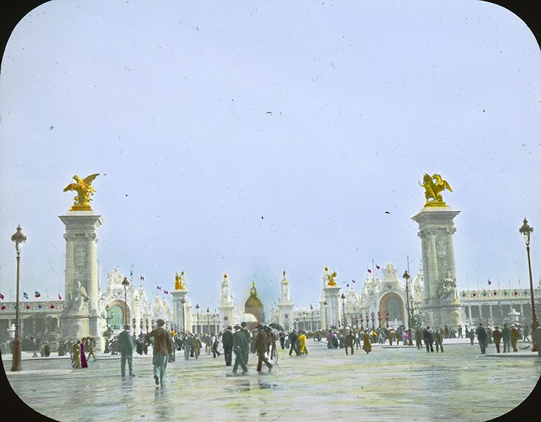 File:Paris Exposition Pont Alexandre III and the Esplanades des Invalides, Paris, France, 1900.jpg