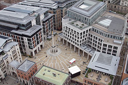 Paternoster Square, home of the London Stock Exchange