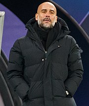 Guardiola as manager of Manchester City in 2021 Pep Guardiola 2021.jpg