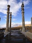 Rovine delle colonne dell'Apadana.