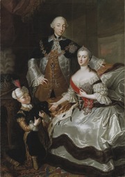 Peter III, Catherine II og deres søn Paul