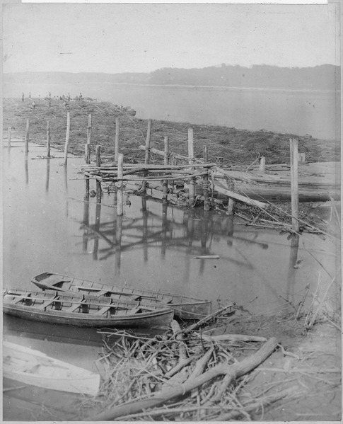 File:Photograph with 2 captions, (1) "Improvement of the Mississippi River between the Illinois and Ohio Rivers" and (2)... - NARA - 282325.tif