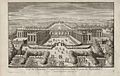 Pierre Lepautre - Les Plans, Profils, Et Elevations, Des Ville, Et Château De Versailles - 1714 et 1715 - Vue du Chateâu Royal de Trianon dans le parc de Versailles.jpg