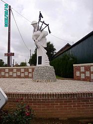 The Piper's Memorial at Longueval