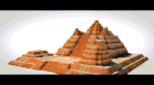 Piramide El Mirador, reconstructie.  600-300 jaar  BC  e.