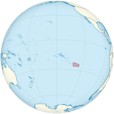 Pitcairn Islands on the globe (French Polynesia centered).svg