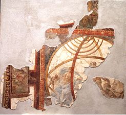 Fresco detail of a planisphere (Antiquarium)