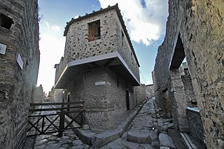 <span class="mw-page-title-main">Lupanar</span> Ruined brothel in Pompeii, Italy
