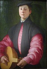 بورترية عازف عود (1529-1530) ، مجموعة ألانا ، نيوارك (ديلاوير)
