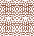 This is a representation of a portion of a jali pattern from the central jali lattice screen's mihrab at Humayun's Tomb, a Mughal mausoleum in Nizamuddin Delhi, India.