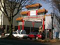 Gate at the entrance to Portland's Chinatown District