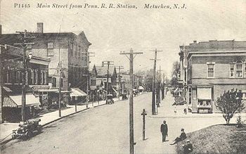 Image result for down town  metuchen in 1900's