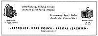 Pouva-Start und Pouva-Magica (Februarheft 1955 Fotografie)