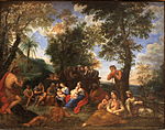 Проповедь святого Иоанна Крестителя. Ок. 1630 г. Холст, масло. Музей изящных искусств, Лион