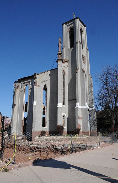 QUEEN OF ANGELS CHURCH, NEWARK, ESSEX COUNTY, NJ