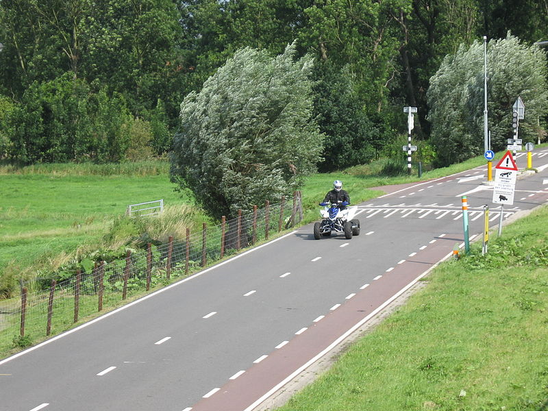 File:Quad bike on public road in Netherlands.JPG