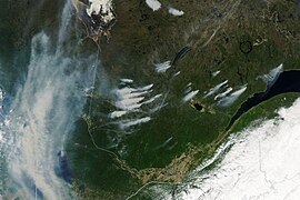 Jun 6 (2): Wildfires in Canada on June 3, 2023