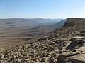 Ramon crater from mitzpe ramon's visitor center