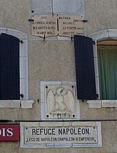 Refuge-Napoléon du col de Manse (détail)