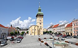 Piazza principale di Retz