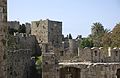 475) Une partie des remparts de la vieille cité de Rhodes, Grèce. 26 avril 2011.