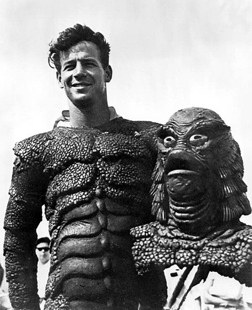 Ricou Browning played the "Gill-man" in the underwater scenes of Creature from the Black Lagoon (1954), Revenge of the Creature (1955), and The Creatu