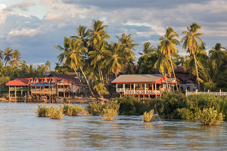 Imah panggung sisi Don Khon, Laos