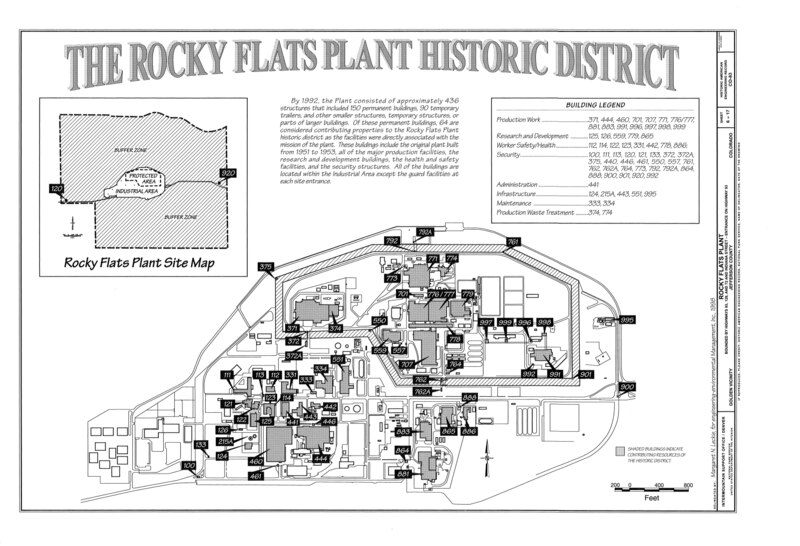 File:Rocky Flats Plant, Bounded by Indiana Street and Routes 93, 128 and 72, Golden, Jefferson County, CO HAER COLO,30-GOLD.V,1- (sheet 6 of 17).tif