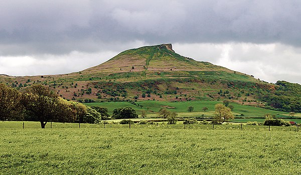Roseberry Topping in North Yorkshire, once known as the 'Hill of Óðin'
