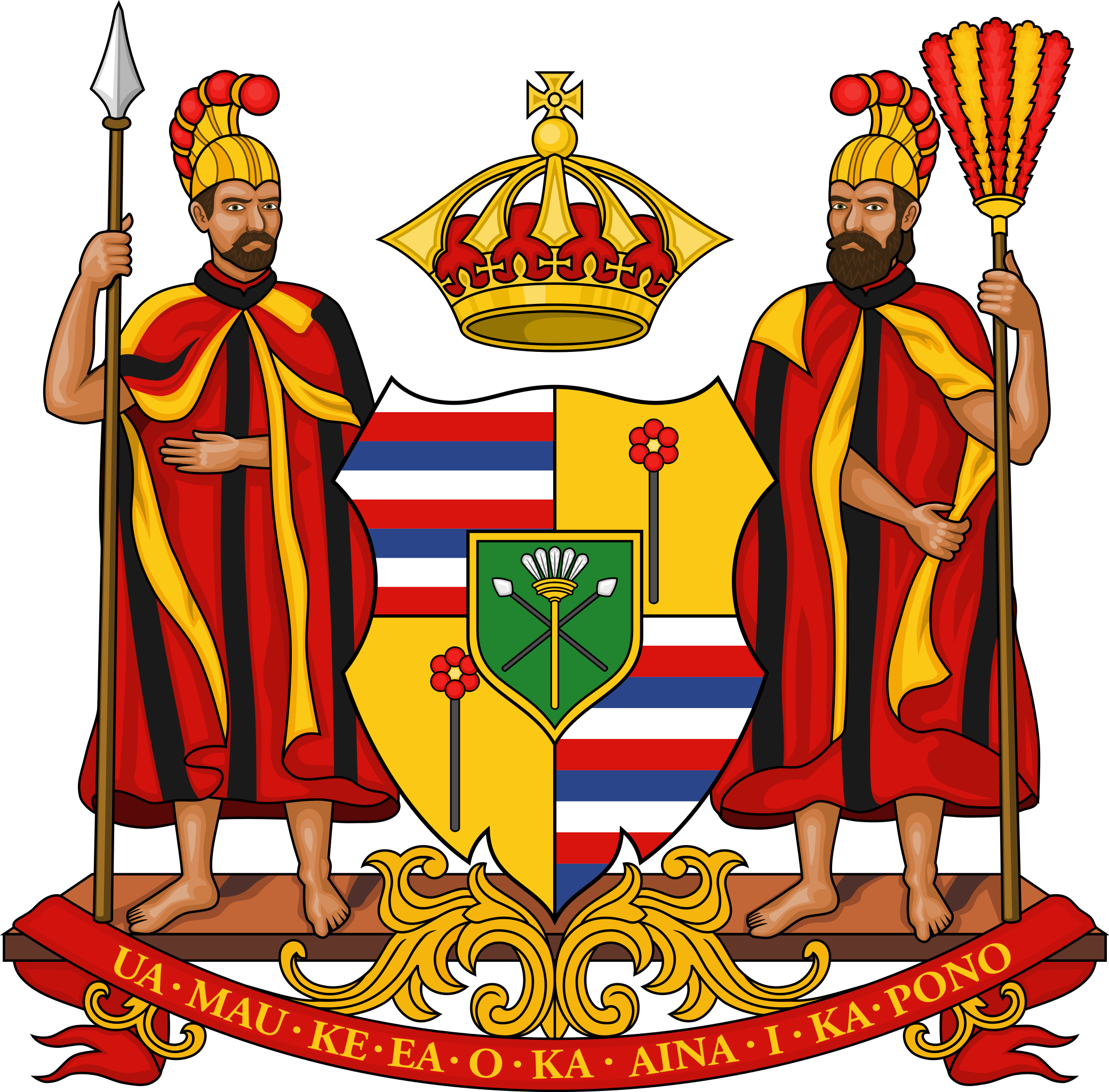 File:Royal Coat of Arms of the Kingdom of Hawaii.svg - Wikimedia 