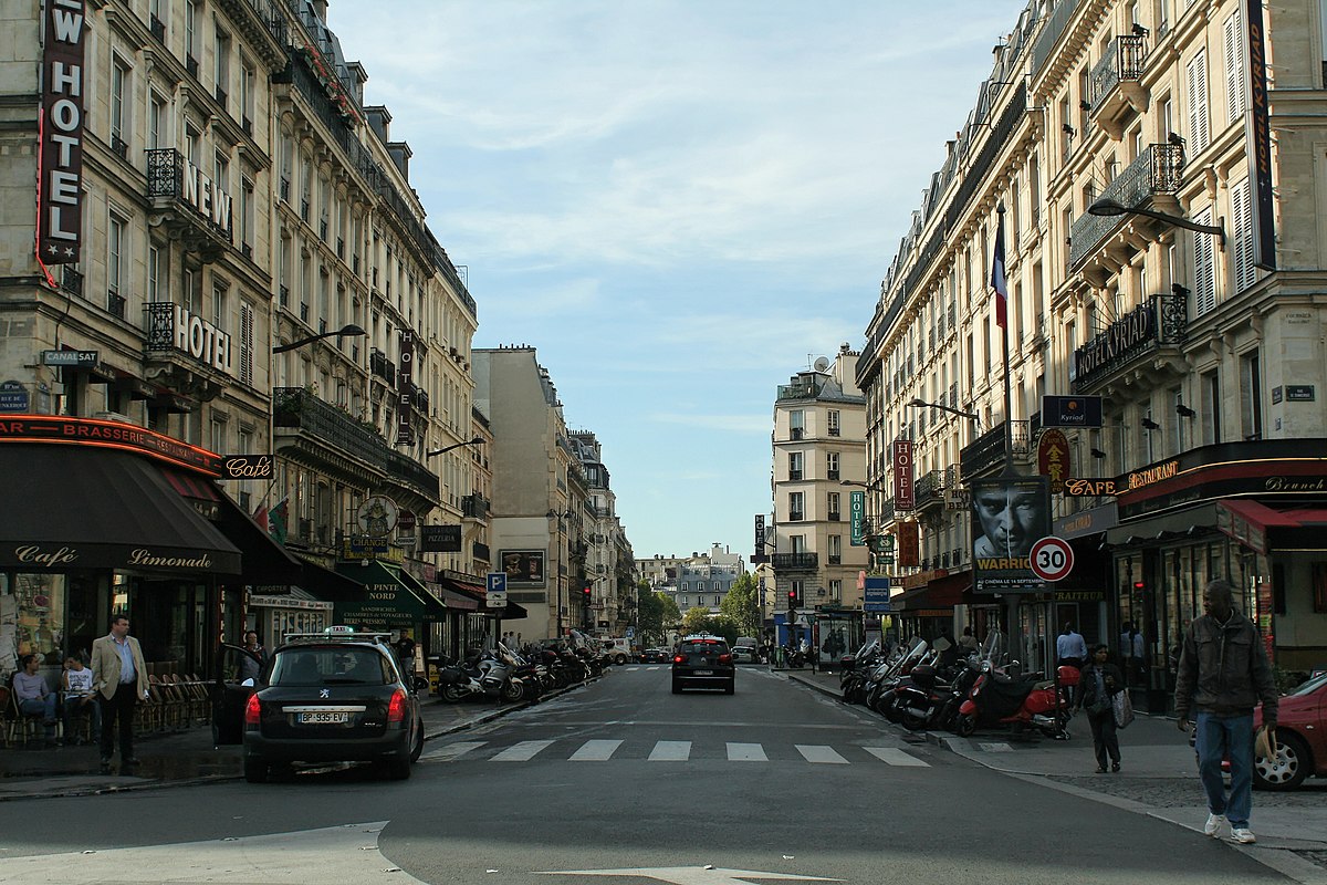 Рю де сен. Saint Quentin Франция.