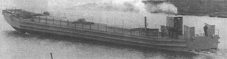 Russian Russud-class barge, fourteen was captured by the Romanians in February 1918 Russud-class.jpg