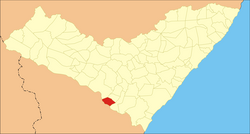 Localização de São Brás em Alagoas