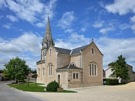 Die Kirche in Saint-Gaudent