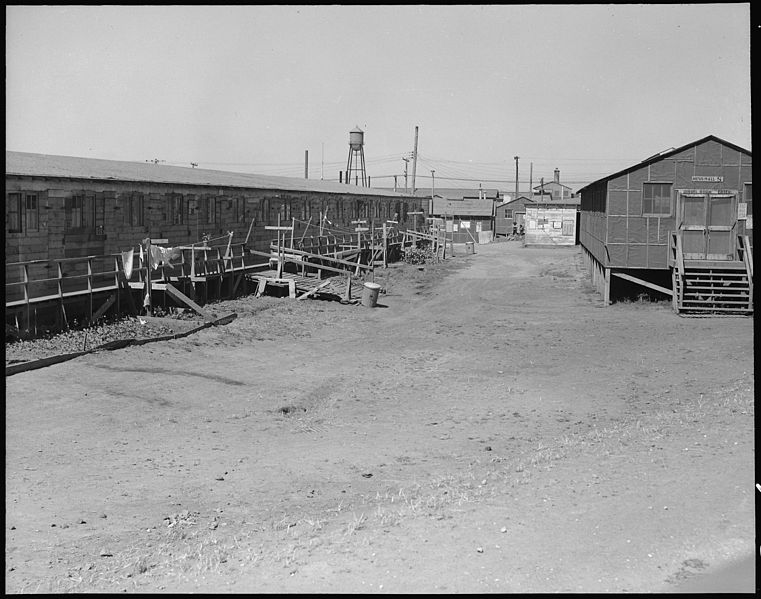 File:San Bruno, California. Another view of barracks at the Tanforan Assembly center, after approximatel . . . - NARA - 537920.jpg