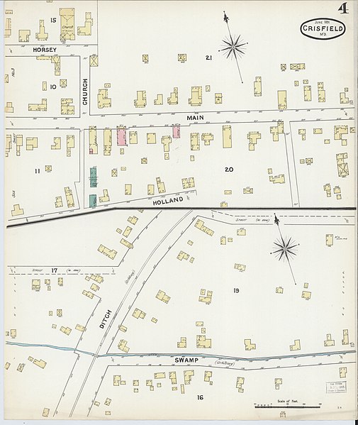 File:Sanborn Fire Insurance Map from Crisfield, Somerset County, Maryland. LOC sanborn03591 002-4.jpg