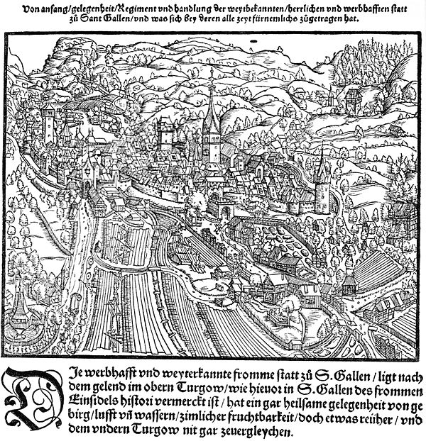 St. Gallen in 1548