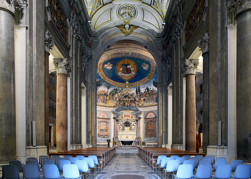 File:Santa Croce in Gerusalemme (Rome) - interior.jpg