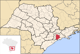 Microregione di San Paolo – Mappa