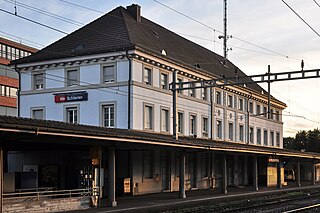 <span class="mw-page-title-main">Schlieren railway station</span>