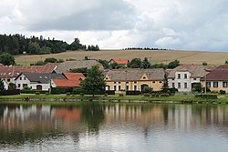 Sedlejov, náves a Dolní rybník (2017-07-26; 05).jpg