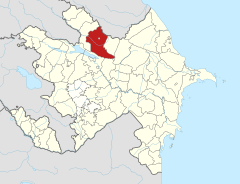 Shaki District in Azerbaijan 2021.svg
