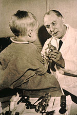 Sidney Farber did pioneering work in chemotherapy. Sidney Farber nci-vol-1926-300.jpg