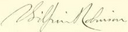 Signature of V Gilpin Robinson (cropped).png