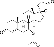 Spironolactone structure.svg