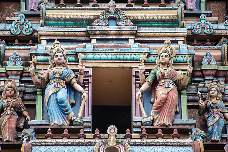 File:Sri Mahamariamman Temple, Kuala Lumpur. Gopuram from the East. Sculpture. 2019-12-07 16-56-50.jpg