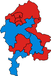 Стаффордширский парламентский округ 2005Results.svg