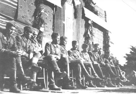 Stato maggiore 1. Korpus, Valjevo settembre 1944